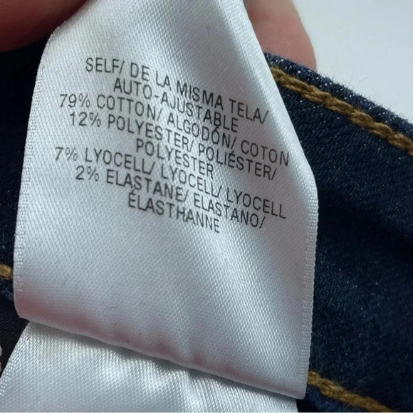 Hudson Veceroy Knee short Womens Size 26 blue 1787 - Picture 9 of 11